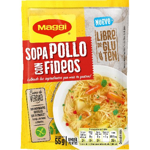 MAGGI® Sopa de Pollo con Fideos Libre de Gluten