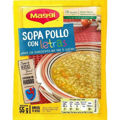 Deliciosa Sopa maggi receta con letras| Recetas Nestlé