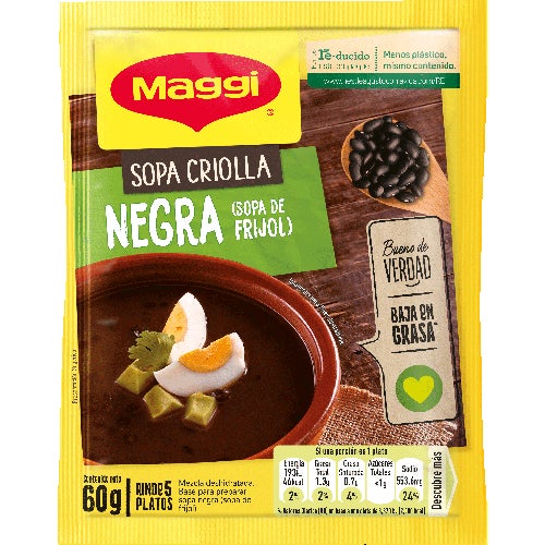 MAGGI® Sopa Criolla Negra (Sopa de Frijol)