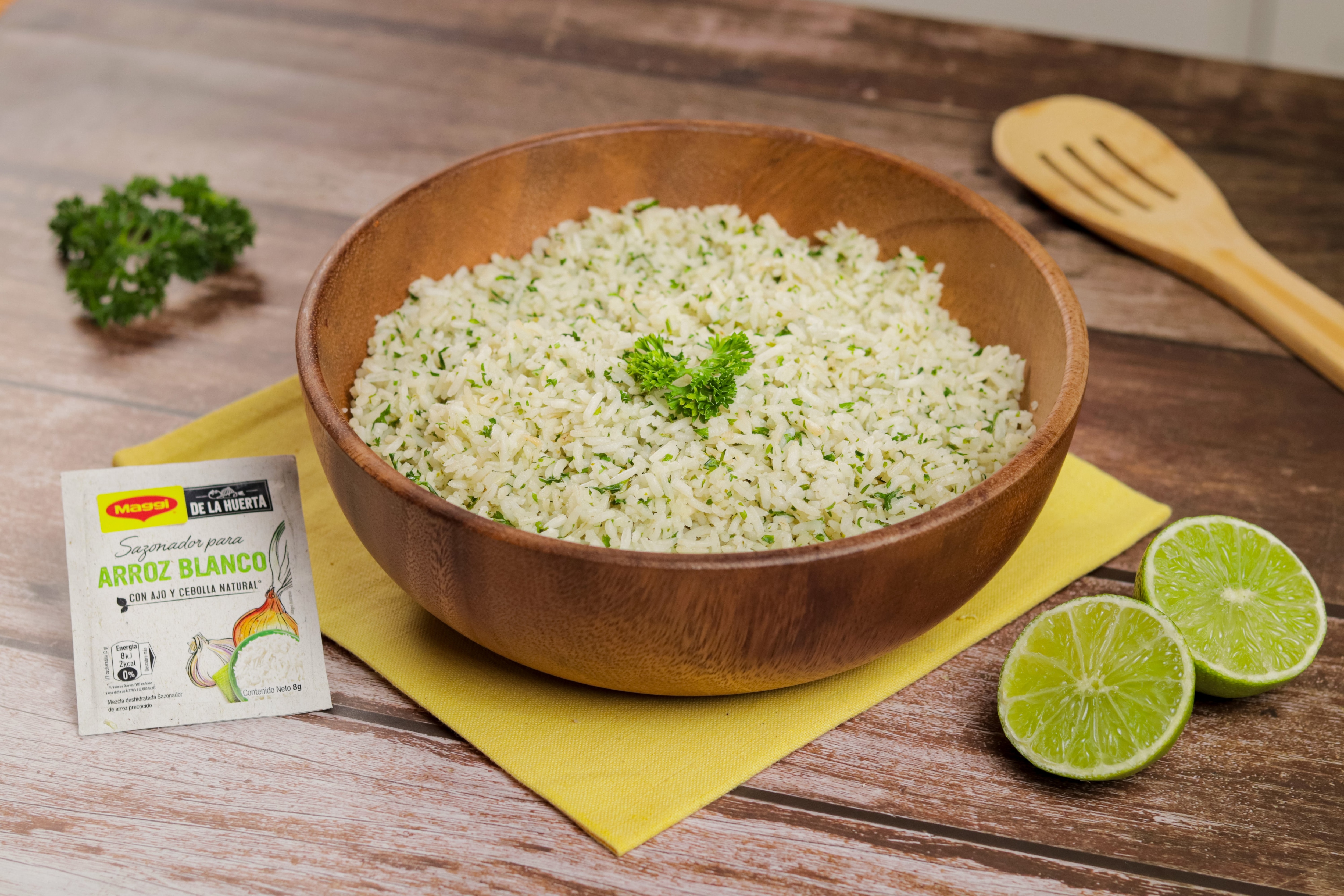 ARROZ CON LIMÓN Y PEREJIL