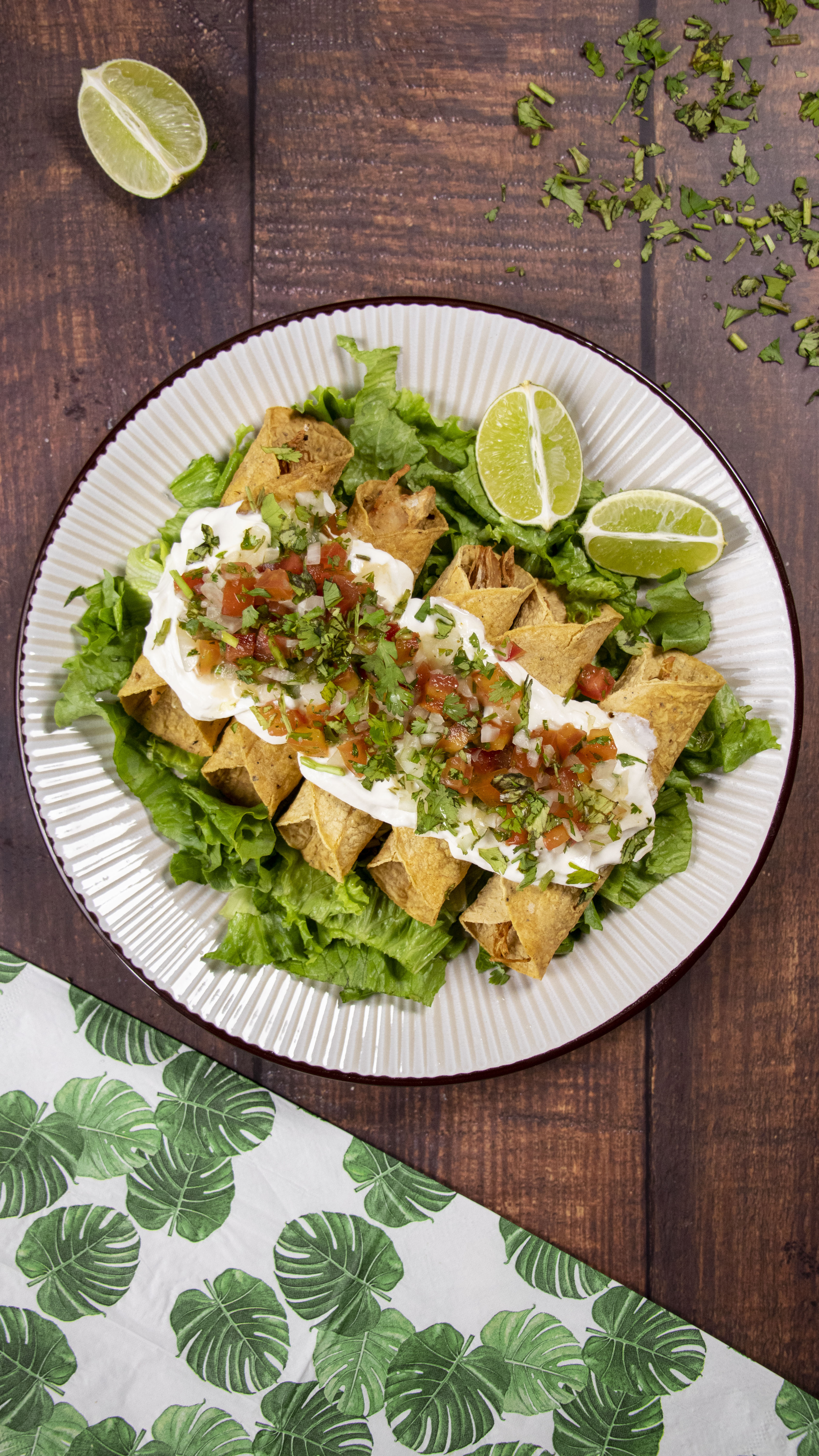 flautas de pollo