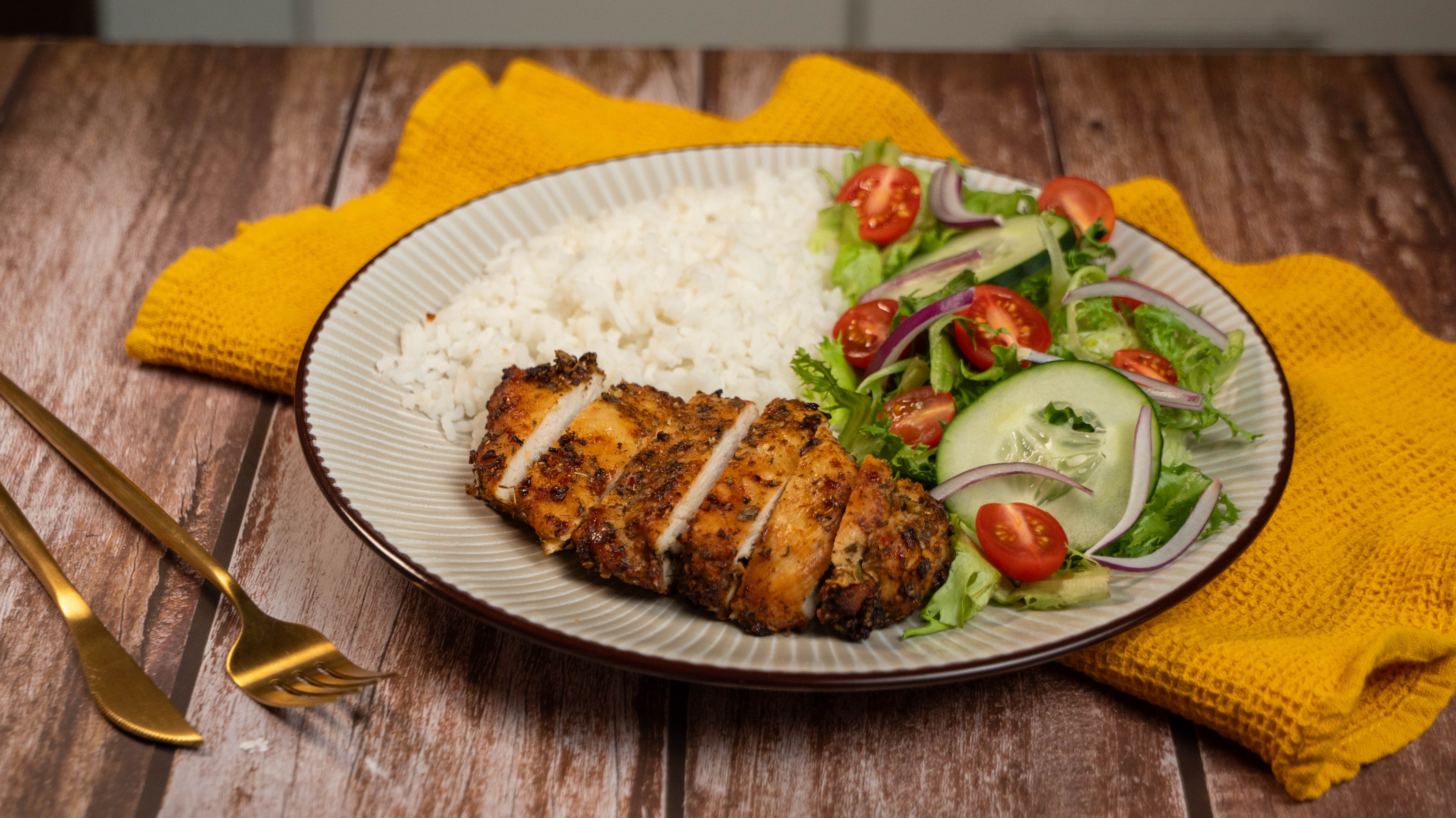 pollo a la plancha en freidora de aire