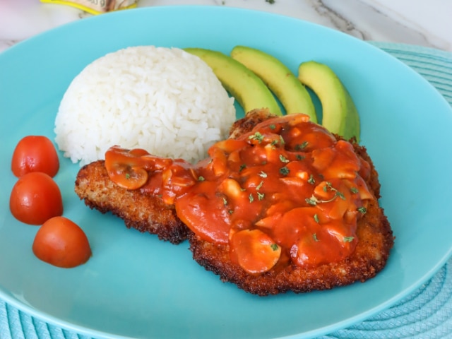 Chuletas de Cerdo Apanadas