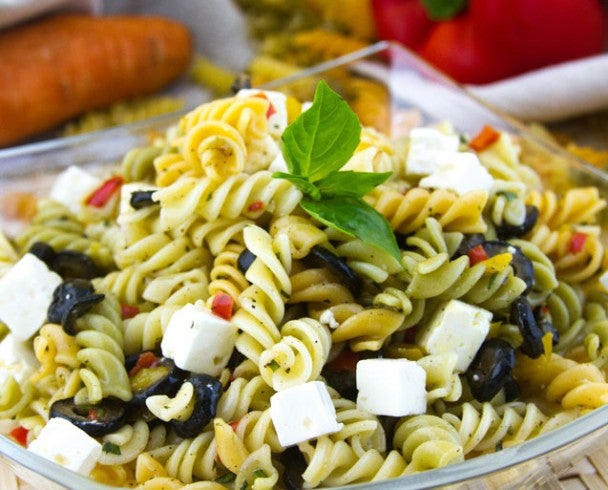 Ensalada de pasta a la griega