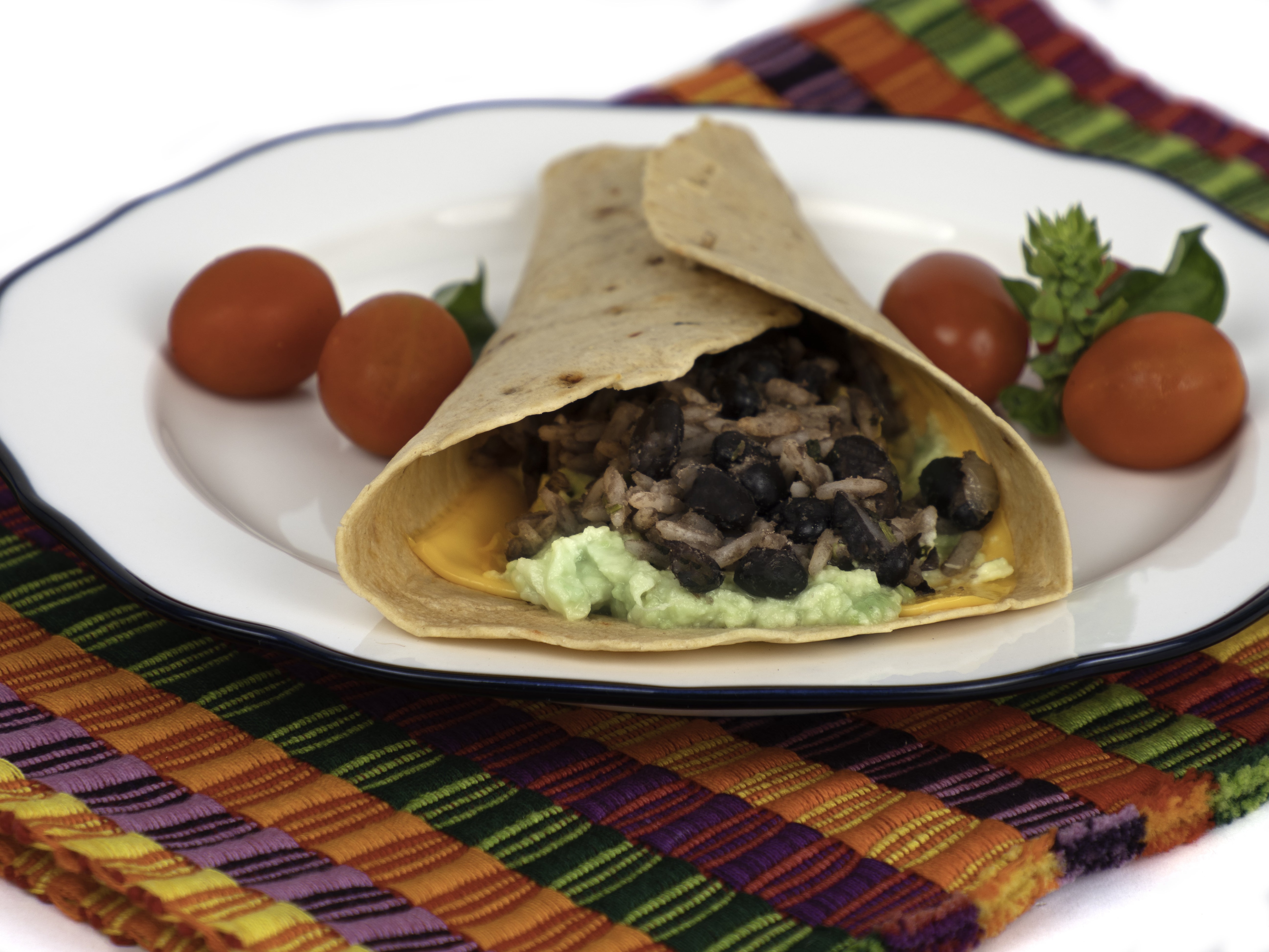 Burrito de Gallo Pinto con Queso