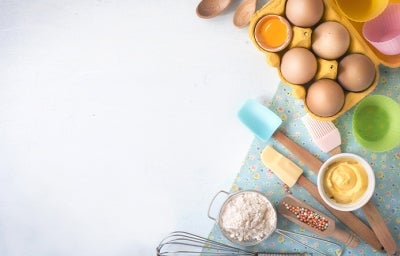 Ingredientes y utensilios para postres Ingredientes y utensilios para postres