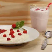 Arroz con Leche y Frutas