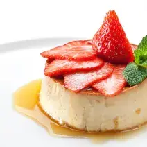 Flan NIDO® 3+ Pre-Escolar y frutas mixtas