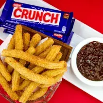 Churros con crema de Chocolate