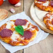 Pizza Casera de Pepperoni