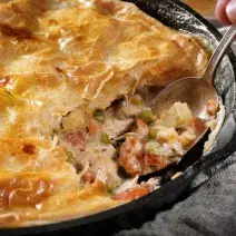 pastel de pollo