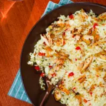 Arroz con moros y pollo