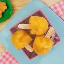 PALETAS de DURAZNO preparadas con GERBER®