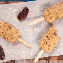 paletas de banana veganas