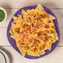 Nachos con Pollo Fuego