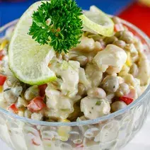 Ceviche pollo y guandú ®