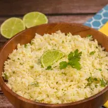 Arroz con cilantro y limón