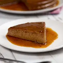 flan de café