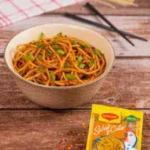 Fideos Picantes con Ajo