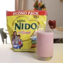 Batido de Banana y Fresa