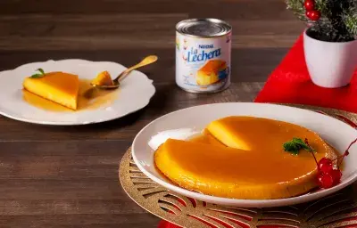 Flan de Ron Ponche