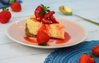 Cheesecake de fresa