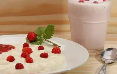 Arroz con Leche y Frutas