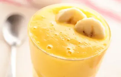 Batido de Banano y Naranja