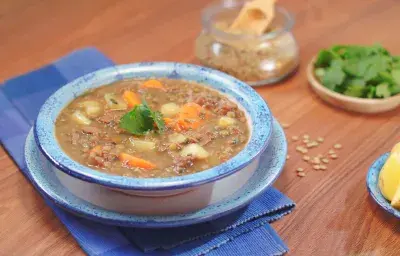 Olla de Carne y Lentejas