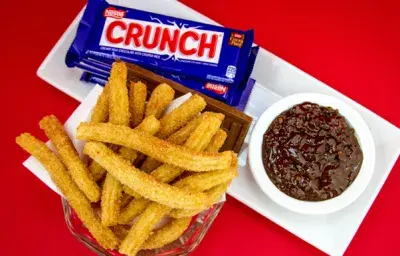 Churros con crema de Chocolate