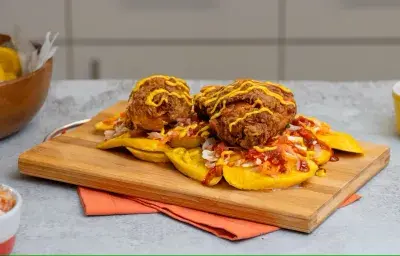Pollo con Tajadas El Salvador Pollo con Tajadas El Salvador