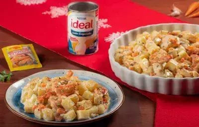 Ensalada de Papas con camarones