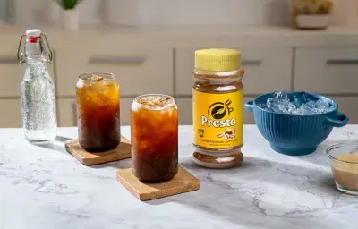 café helado con burbujas café helado con burbujas