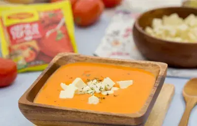 Crema de Tomate con Queso