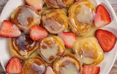 Mini pancakes de banana