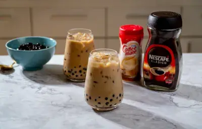 Café frío con tapioca