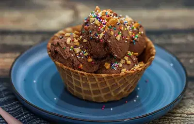 helado de chocolate helado de chocolate