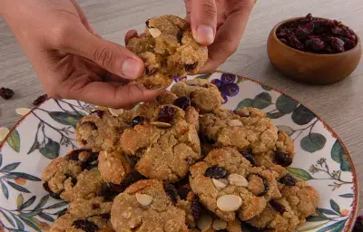 Galletas Veganas de Arándanos