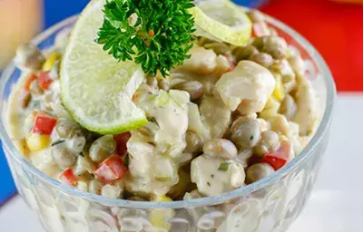 Ceviche pollo y guandú ® Ceviche pollo y guandú ®