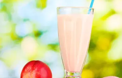 Batido de Melocotón y Helado