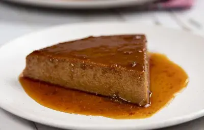 flan de café