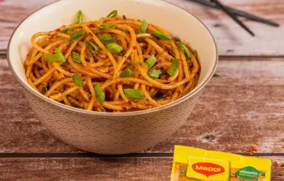 Fideos Picantes con Ajo