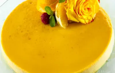 Flan de Naranja