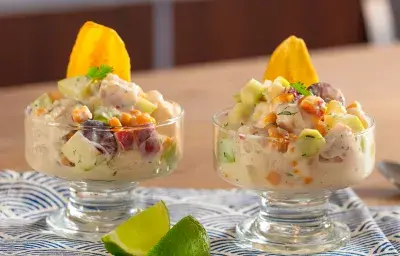 Ceviche en salsa blanca Ceviche en salsa blanca
