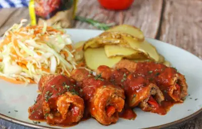 Enrollado de Carne con Queso Enrollado de Carne con Queso