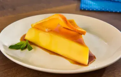 Flan de Naranja