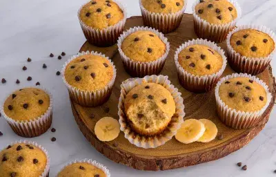 Muffins de Banana y Chocolate