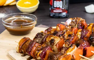 Salsa BBQ con Naranja