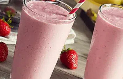 Batido de Fresa y Banano