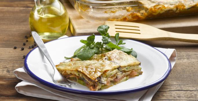 Lasaña de Verduras con Salsa de Tomate Veggie